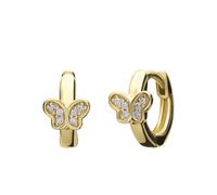 Lucardi - Kinder - Ohrringe - 925 Silber - Gelbgold legiert - Nickelfrei