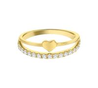 Lucardi - Kinder Plattierter Ring - Schmuck - Geschenk Gold