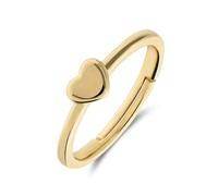 Lucardi - Kinder - Ring - 925 Silber - Gelbgold legiert - 14.50/46 mm - Nickelfrei