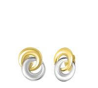 Lucardi Ohrringe 585 Gold - silbern-goldfarbig Damen