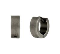 Lucardi Ohrringe Stahl - silbern Damen