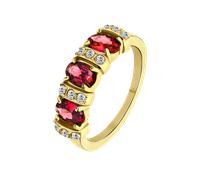 Lucardi - Ringe Stahl Herrenschmuck 1 ct Damen