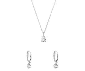 Lucardi Schmuckgeschenkset 925 Silber - 45.0 Damen