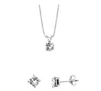 Lucardi Set 925 Silber - Weiß 42.0mm Damen