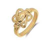Lucardi - Unisex - Ring - Stahl - Gelbgold legiert - 20/63 mm - Nickelfrei
