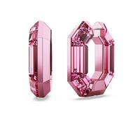 Swarovski Lucent Kreolen, Achteckform, Klein, Rosa