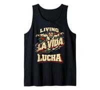 Lucha Libre Luchador Living La Vida Lucha Tank Top