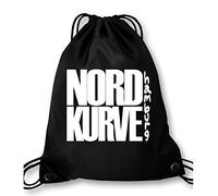 Luckja Nordkurve Hamburg Turnbeutel Sportbeutel Tasche Schwarz-Weiss