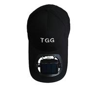 Luckxing Solar-Lüfterkappe Solar-Fan-Mützen Für Herren Sonnenschutzhut Sommer Fan Cooling Baseball Hat Solar-Fan-Hüte Männer Hut Mit Solarladefunktion Golf Solar Ventilator Camping Sport Outdoor