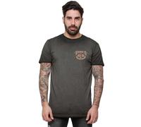 Lucky 13 Amped Tee Washed T-Shirt grau in S