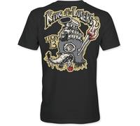Lucky 13 Herren T-Shirt King Of Losers Tee L13TS000083ZW Black-3XL