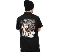 Lucky 13 Kurzarm T-Shirt Miss Fire Schwarz (Xxl , Schwarz)