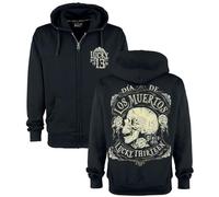 Lucky 13 Zip Hoody Dead Skull Black (XXL)