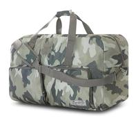 Lucky 65L Travel Duffel Bag, Gym Bag and Duffle Bag for Men, Foldable Overnight Bag for Women & Men with Adjustable Shoulder Strap - Camo