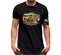 Lucky 7® T-Shirt - Herren - Dragster Classic Auto Oldschool Hot Rod Car Tuning Garage - Schwarz, L