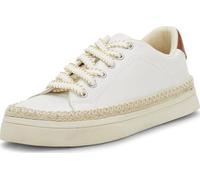 Lucky Brand Damen Cheynas Sneaker, Aus weißem Leder, 40 EU