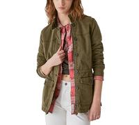 Lucky Brand Damen Langärmelige Utility Knöpfen und Zwei Taschen Jacke, Olive Night, X-Small