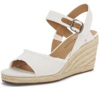 Lucky Brand Damen Mindra Keilabsatz Espadrilles, weiß, 38 EU