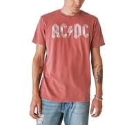 Lucky Brand Herren ACDC Bolt Tee, Ziegelrot, Mittel