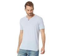 Lucky Brand Herren Venice Burnout Notch Neck Tee T Shirt, Blauer Nebel, L EU