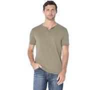Lucky Brand Herren Venice Burnout Notch Neck Tee T Shirt, Dark Olive, M EU