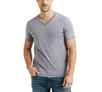 Lucky Brand Herren Venice Burnout V-neck Tee T Shirt, Grau, L EU