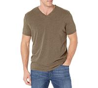Lucky Brand Men's Venice Burnout V-Neck Tee Shirt, Dark Olive, M