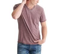Lucky Brand Men's Venice Burnout V-Neck Tee Shirt, Port Royale, L