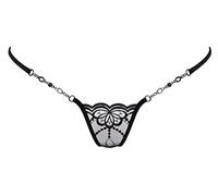 Lucky Cheeks Damen Luxus Micro G-String Butterfly (M)