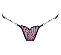 Lucky Cheeks Damen Luxus Mini G-String Burlesque (L)