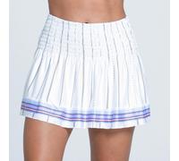 Lucky in Love Breezy Smocked 14in Rock Damen-Weiß,Mehrfarbig weiß, Größe: XL (nur noch wenige Artikel verfügbar)