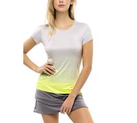 Lucky in Love Damen T-Shirt Lucky in Love Turn Up The Pleat Neon Yellow S