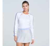 Lucky in Love Lavender Longsleeve Damen-Weiß weiß, Größe: XS (nur noch wenige Artikel verfügbar)