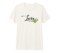 Lucky Irish Clover St. Patrick's Day Grünes Irland Premium T-Shirt