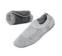 Lucky Sign hausschuhe Herren Damen pantoffeln Leicht Rutschfest Barfußschuhe Sommer Atmungsaktive Sockenschuhe für Unisex, EU 40 - Hellgrau