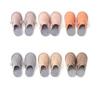 Lucky Sign Hausschuhe Kinder Gästehausschuhe für Kindergartenfreunde Kita mit Tiermuster - 6er set