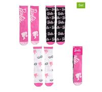 Lucky Socks 3er-Set: Socken "Barbie" in Weiß - Größe 27-30 | Kinder Socken Strumpfhosen