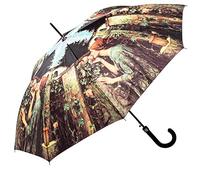 LUCKYWEATHER Regenschirm Stockschirm Damen Motiv Sweet Roses Auf-Automatik I Stockregenschirm groß und stabil sowie hochwertig verarbeitet I Regenschirme mit UV-Schutz