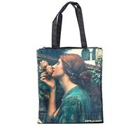 LUCKYWEATHER Shopper Einkaufstasche Twin Double Bag Damen Motiv John William Waterhouse SWEET ROSES I Shopping Bag wasserabweisend