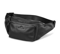 Lucleon by Trendhim | Bauchtasche für Herren aus Schwarzem Vollrindsleder | Anilin-Finish & Baumwollfutter | Gürteltasche im Dänischen Design für Alltag & Reise