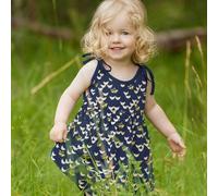 Luftiges Trägerkleidchen Boote dunkelblau 110/116