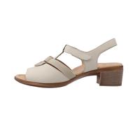 ara Damen Lugano Sandal, Cream, 39 EU Weit