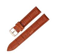 LUGEMA Ersatz-Uhrenarmband Aus Leder For Herren Und Damen, 12 Mm, 14 Mm, 16 Mm, 18 Mm, 19 Mm, 20 Mm, 21 Mm, 22 Mm(Light brown Rosegold,12mm)