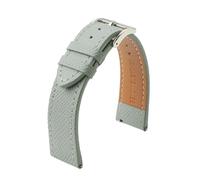 LUGEMA Handgefertigtes Uhrenarmband Aus Echtem Leder, 18 Mm, 19 Mm, 20 Mm, 22 Mm, Vintage-Stil, Erste Schicht, Rindsleder, Ersatzarmband For Herren(Grey gy line 1,20mm)