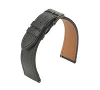 LUGEMA Hochwertige Uhrenarmbänder Aus Kalbsleder, Saffiano-Armbänder, 18 Mm, 20 Mm, 22 Mm, Armband, Armbanduhren, Zubehör(Black 2,18mm)