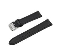 LUGEMA Hohe Qualität Retro Uhr Uhrband Band 18mm 20mm 22mm 24mm Lederarmbands Grau Schwarz Braun Blau Kompatibel mit Herrenuhr Zubehör(Black,19mm)