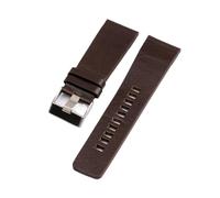 LUGEMA Uhrenarmbänder Aus Echtem Kalbsleder, Kompatibel Mit Diesel-Uhrenarmband-Herrenarmbanduhrenarmbändern 26 Mm, 27, 28, 30, 32, 34(Brown,34mm)