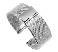 LUGEMA Uhrenarmbänder Milanaise-Armband 12 Mm 14 Mm 16 Mm 18 Mm 20 Mm 22 Mm Herren Damen Stahluhr Mm Geeignet For Smartwatches(Silver,22mm)