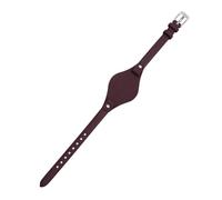 LUGEMA Uhrenarmband Aus Echtem Leder 8m Kleiner Uhrengürtel Kompatibel Mit Fossil ES4119 ES4176 ES3262 3077 Uhrenarmbänder Armbanduhrenband Mit Matte (Color : Dark purple, Size : 8mm rose gold clasp