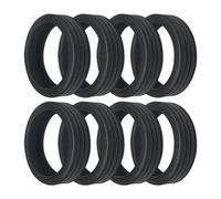 Luggage Wheel Covers - 8pcs Silicone Protector, Anti Noise Suitcase Wheels Guard, Scratch Resistant Caster Cover, Flexible Travel Accessory | Wheel Protector for Luggage Travel Rolling Suitcase Us